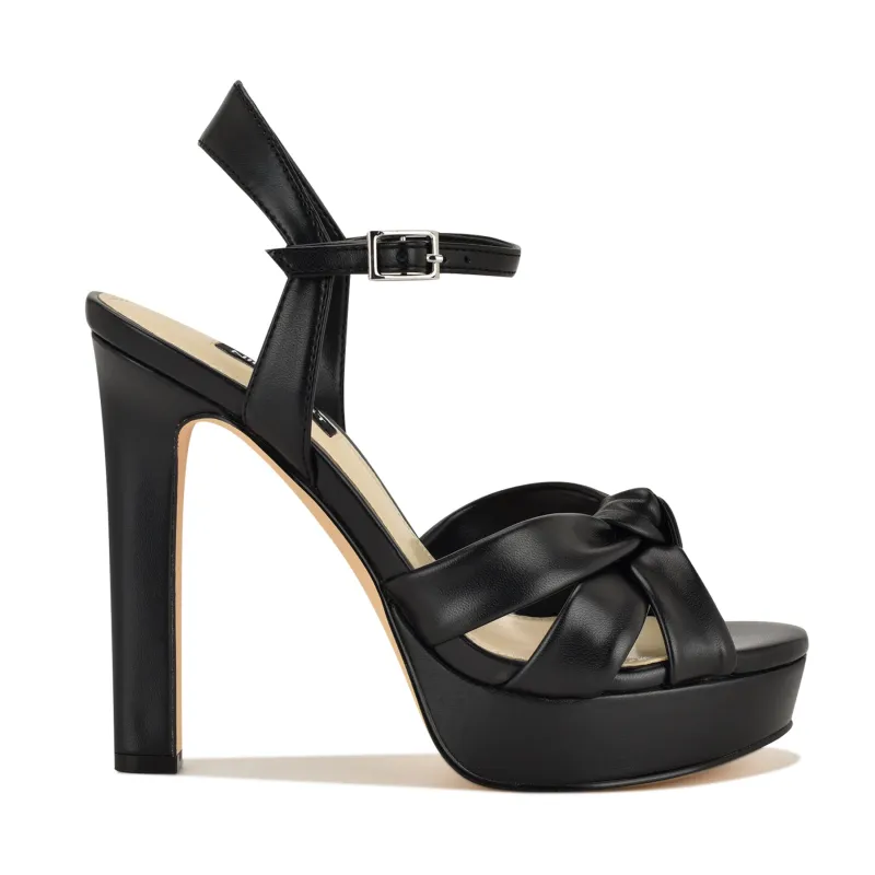 Windee Knotted Platform Sandals sold by Nine West