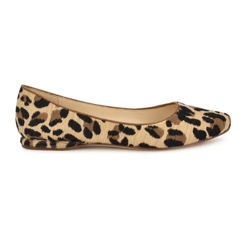 Speakup Almond Toe Flats made by Nine West