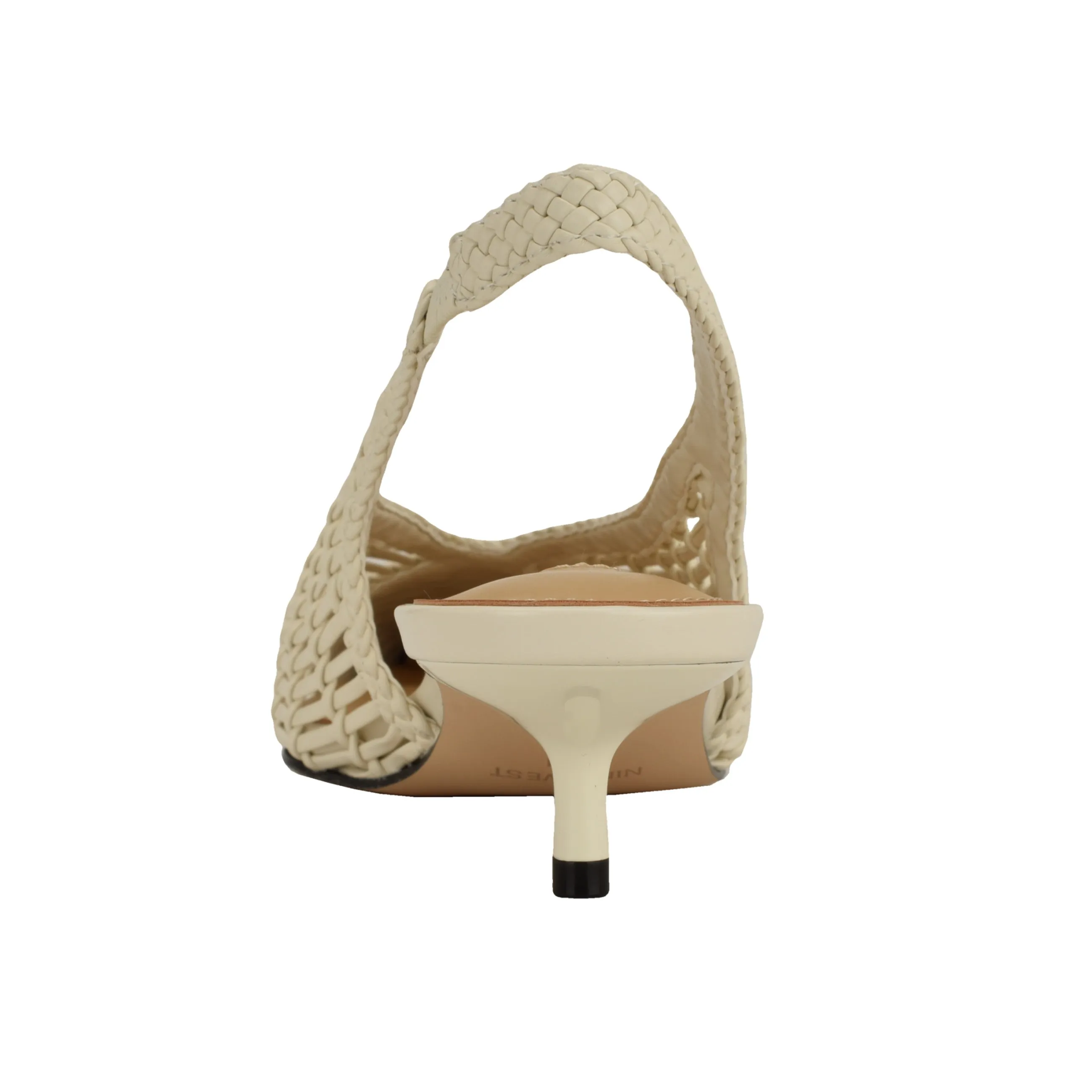 Edela Woven Kitten Heel Slingback Pumps sold by Nine West product image thumbnail 4