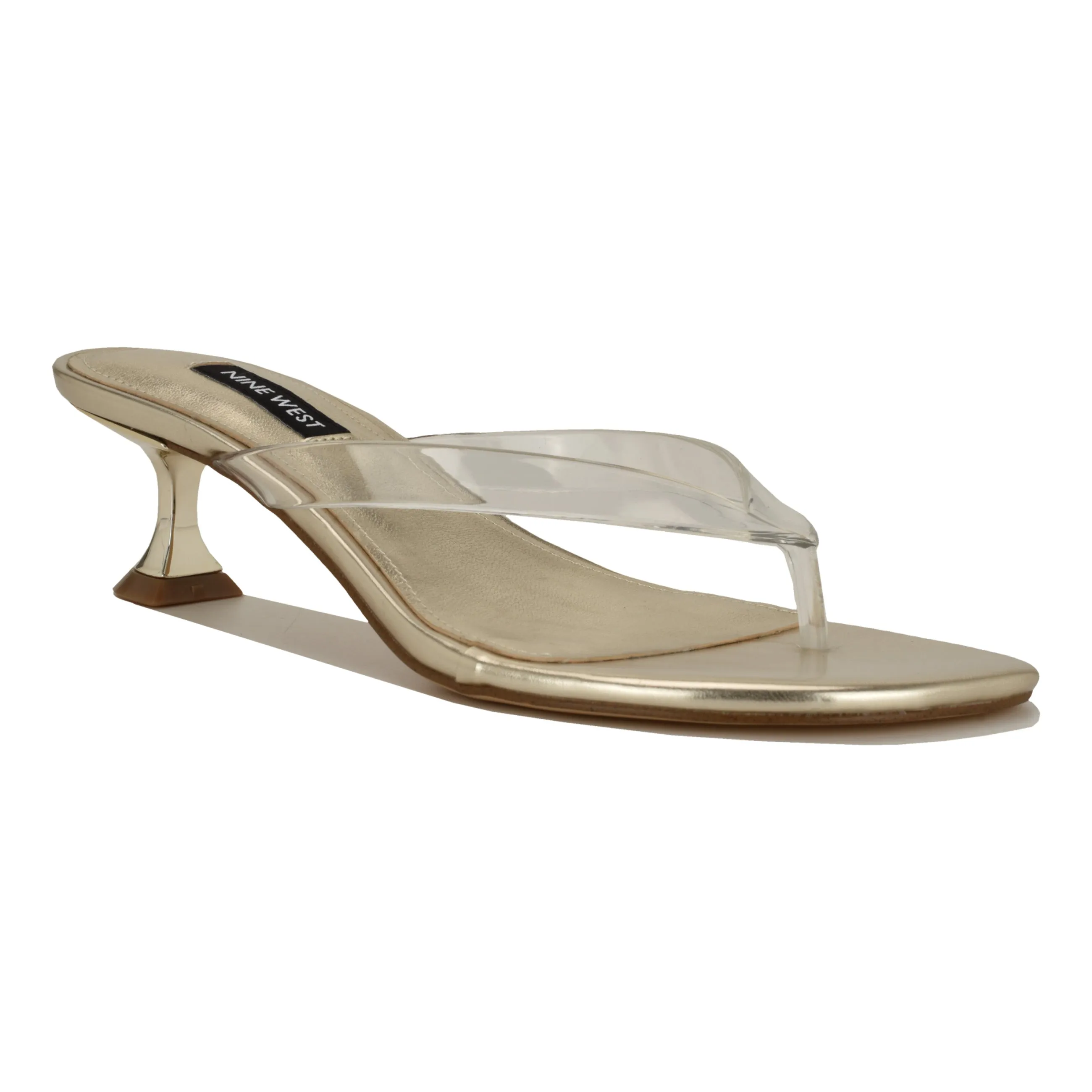 Crisee Heeled Jelly Thong Sandals sold by Nine West product image thumbnail 2