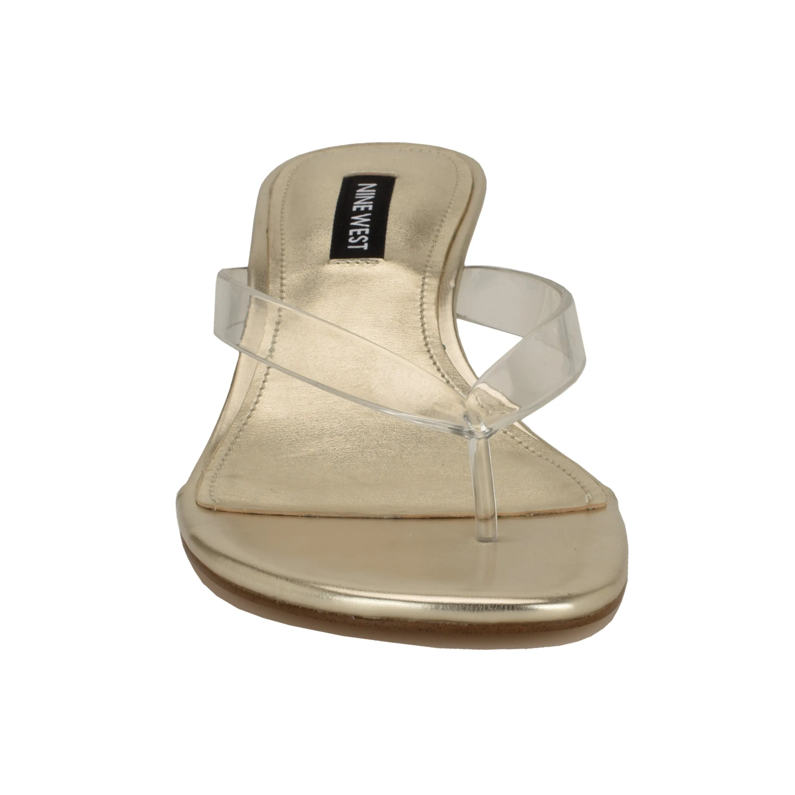 Crisee Heeled Jelly Thong Sandals sold by Nine West product image thumbnail 3