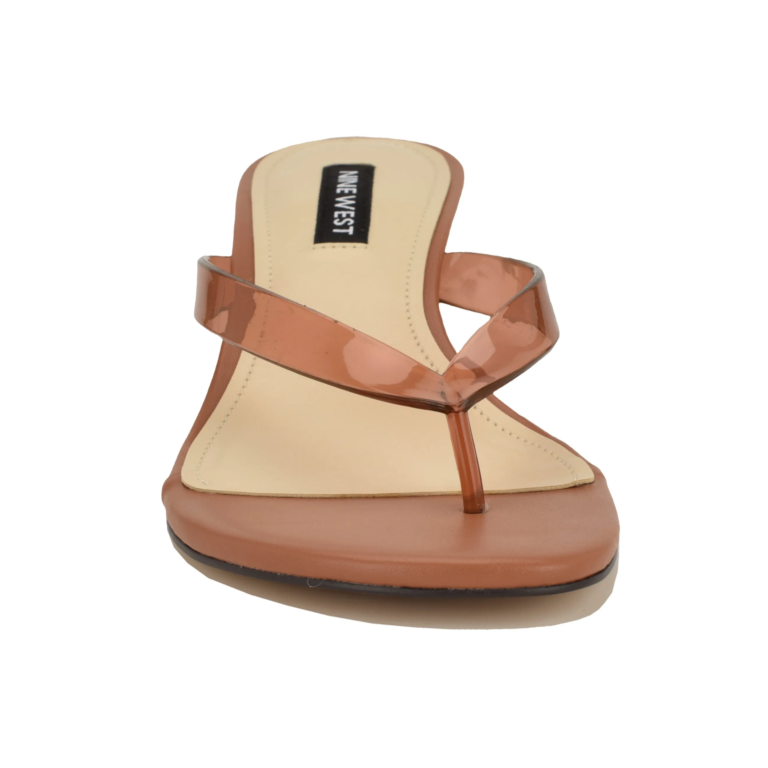 Crisee Heeled Jelly Thong Sandals sold by Nine West product image thumbnail 3