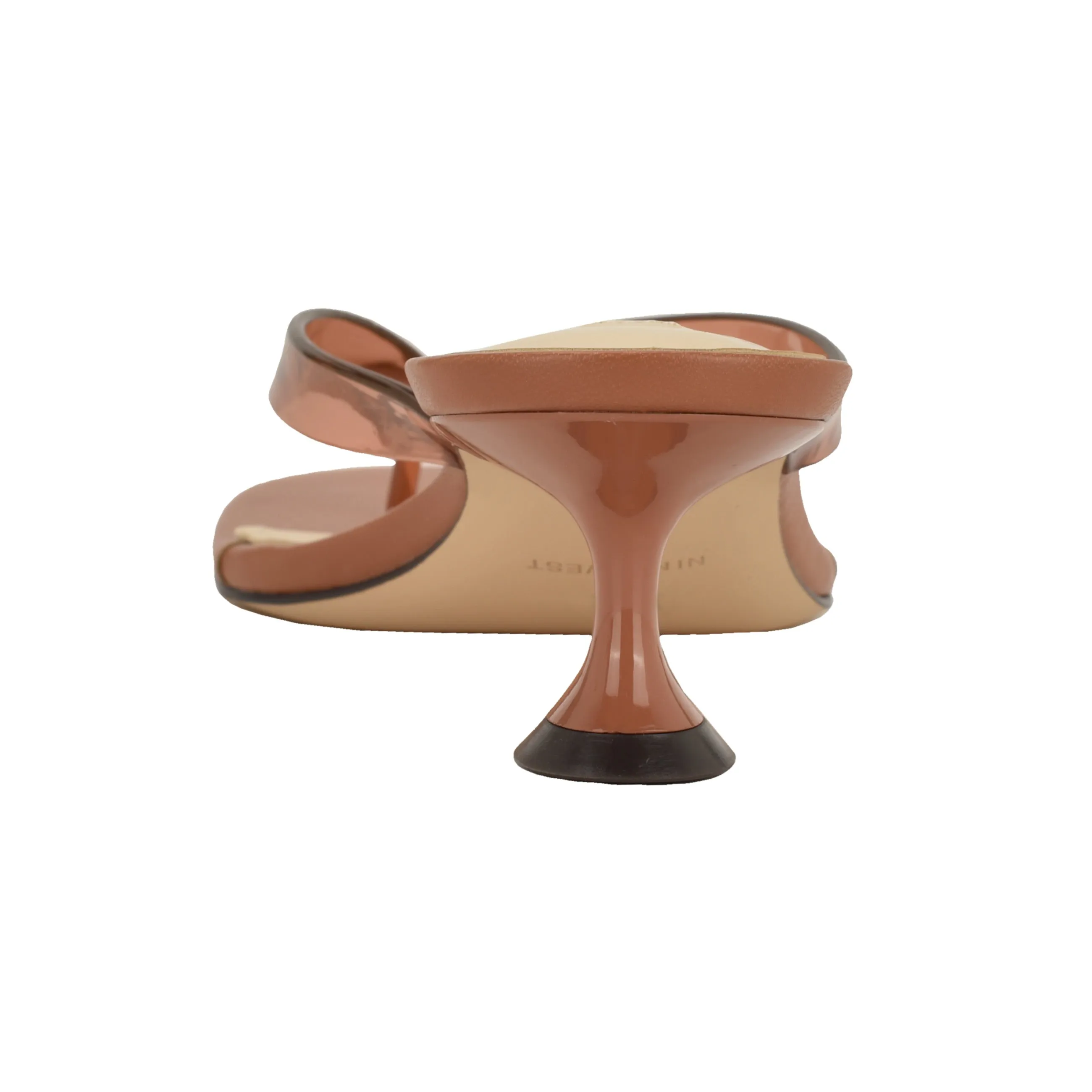 Crisee Heeled Jelly Thong Sandals sold by Nine West product image thumbnail 4