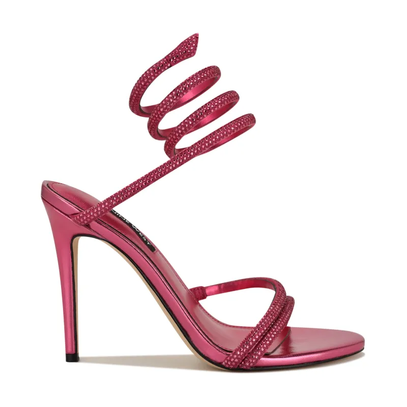 Maskil Ankle Wrap Heeled Sandals sold by Nine West