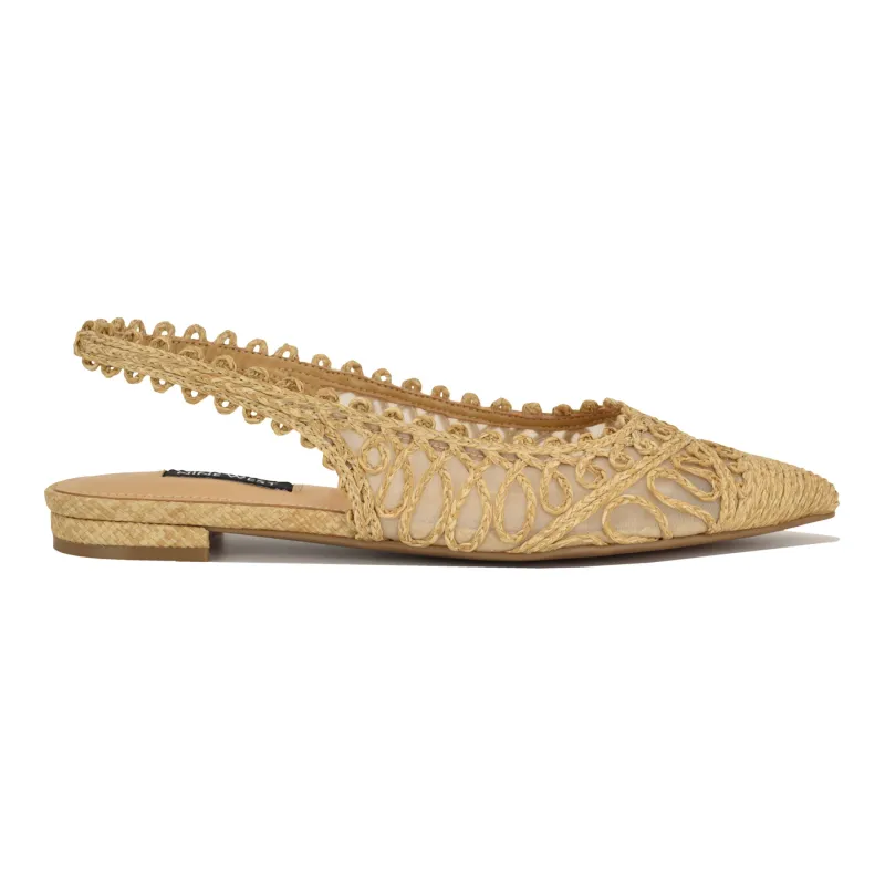 Jovias Woven Slingback Flats sold by Nine West