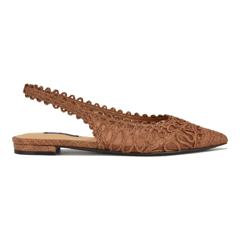 Jovias Woven Slingback Flats sold by Nine West