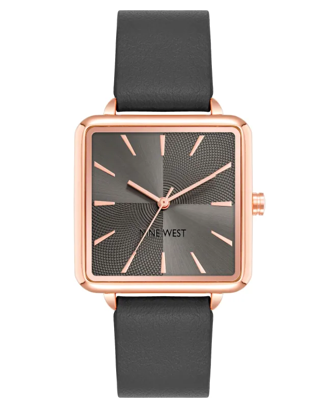 Square Case Smooth Strap Watch sold by Nine West