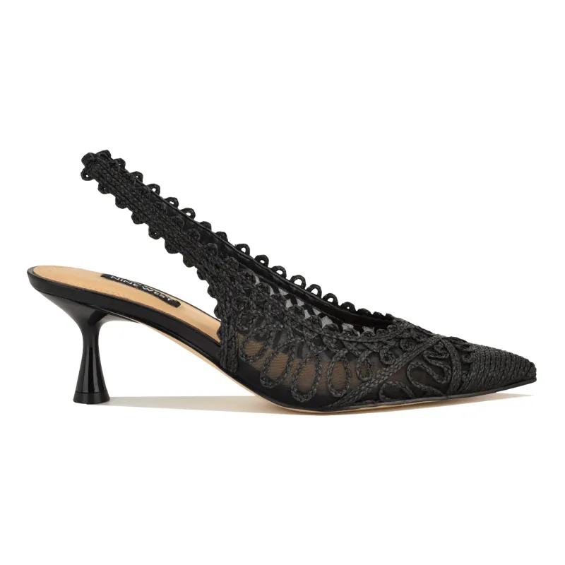 Romaine Woven Slingback Pumps made by Nine West