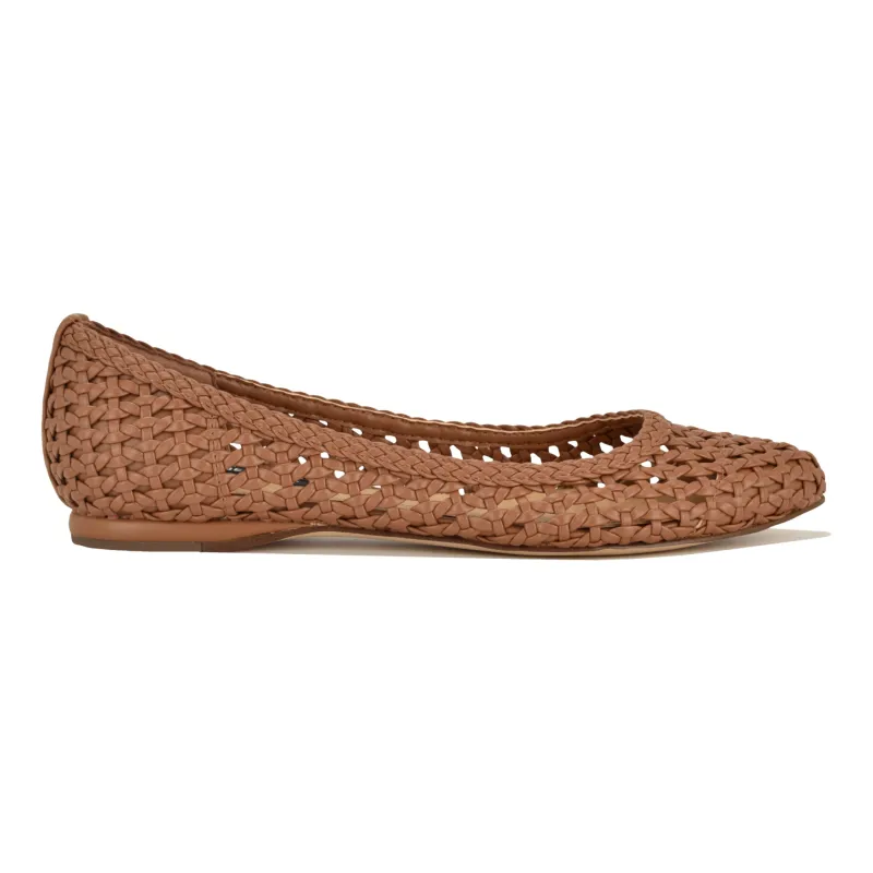 Speakup Almond Toe Flats made by Nine West