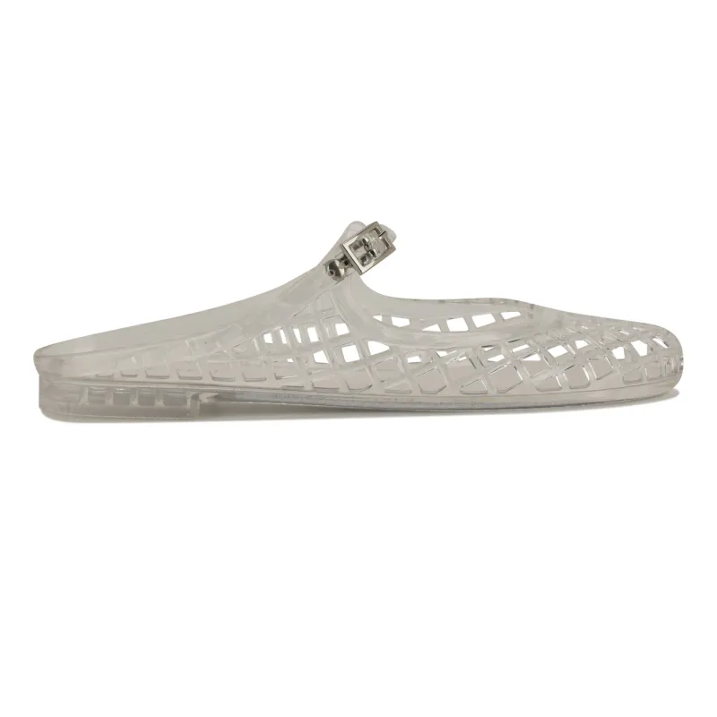 Yunny Jelly Mule Flats made by Nine West
