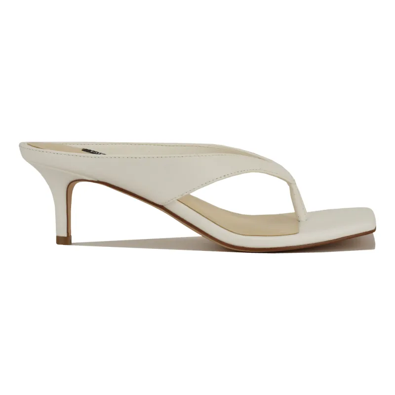Olanna Heeled Thong Sandals made by Nine West