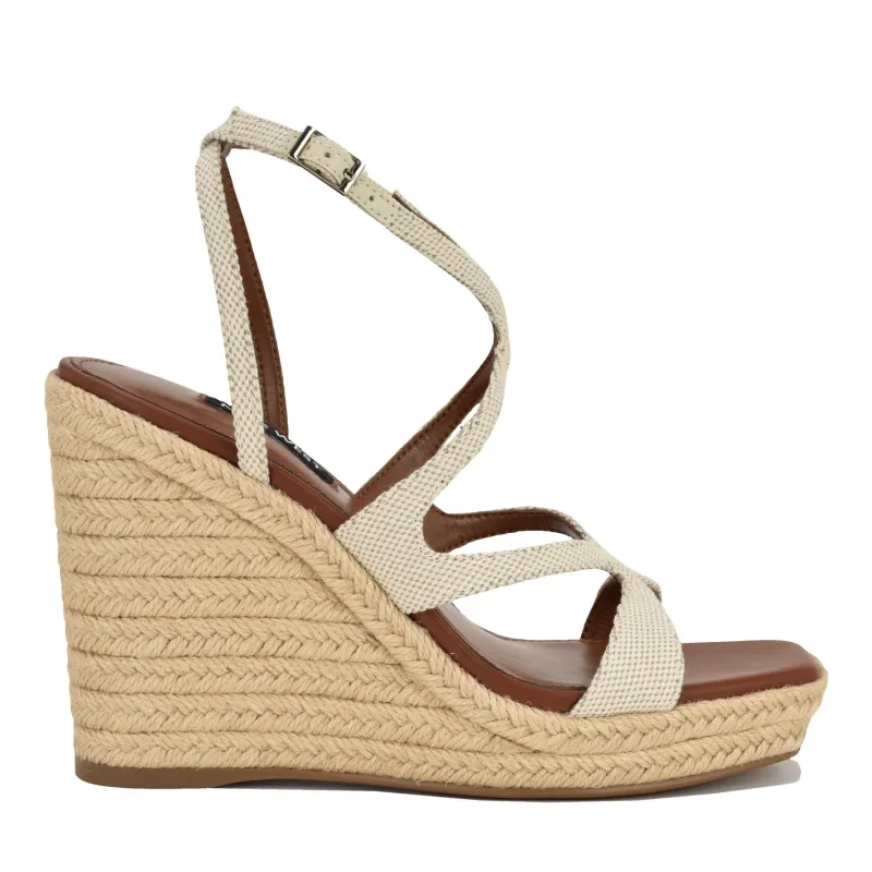 Adriane Strappy Wedge Sandals made by Nine West