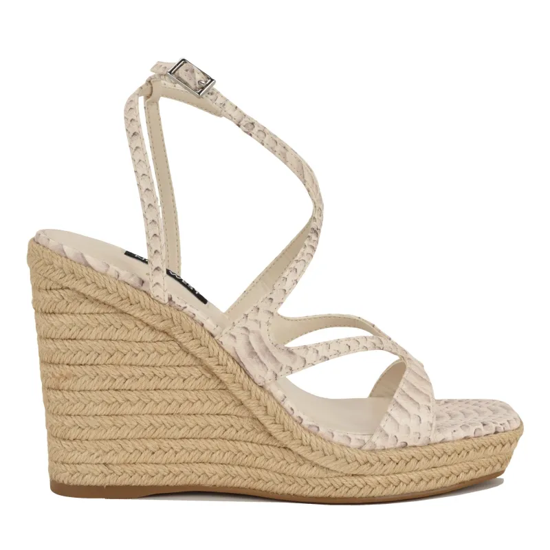 Adriane Strappy Wedge Sandals made by Nine West