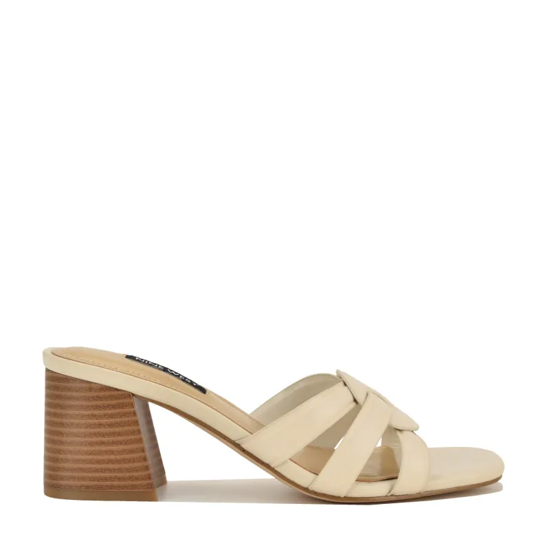 Gritt Block Heel Mule Sandals made by Nine West
