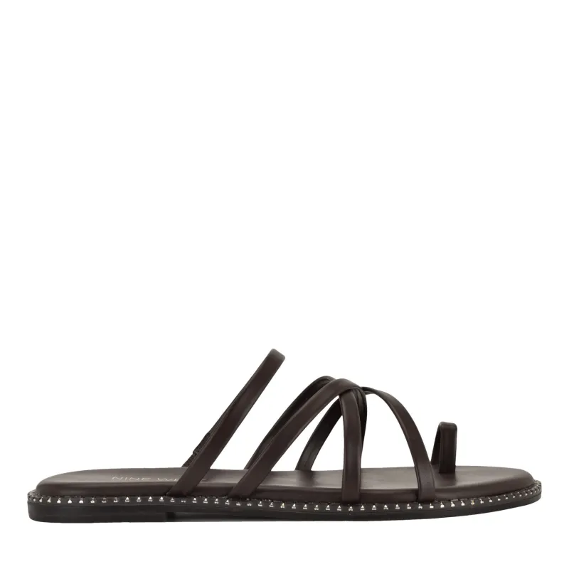 Digen Strappy Flat Sandals made by Nine West