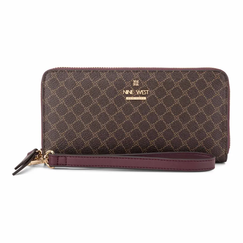 Luela Zip Around Wallet with Wristlet made by Nine West