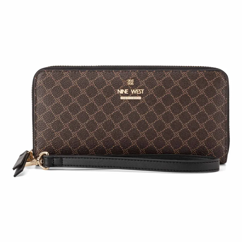 Luela Zip Around Wallet with Wristlet made by Nine West