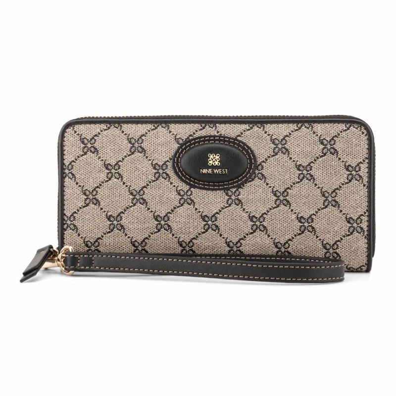 Cobel Zip Around Wallet with Wristlet made by Nine West