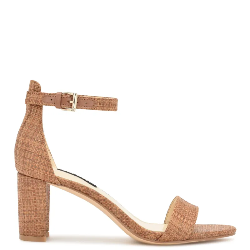Pruce Ankle Strap Block Heel Sandals sold by Nine West