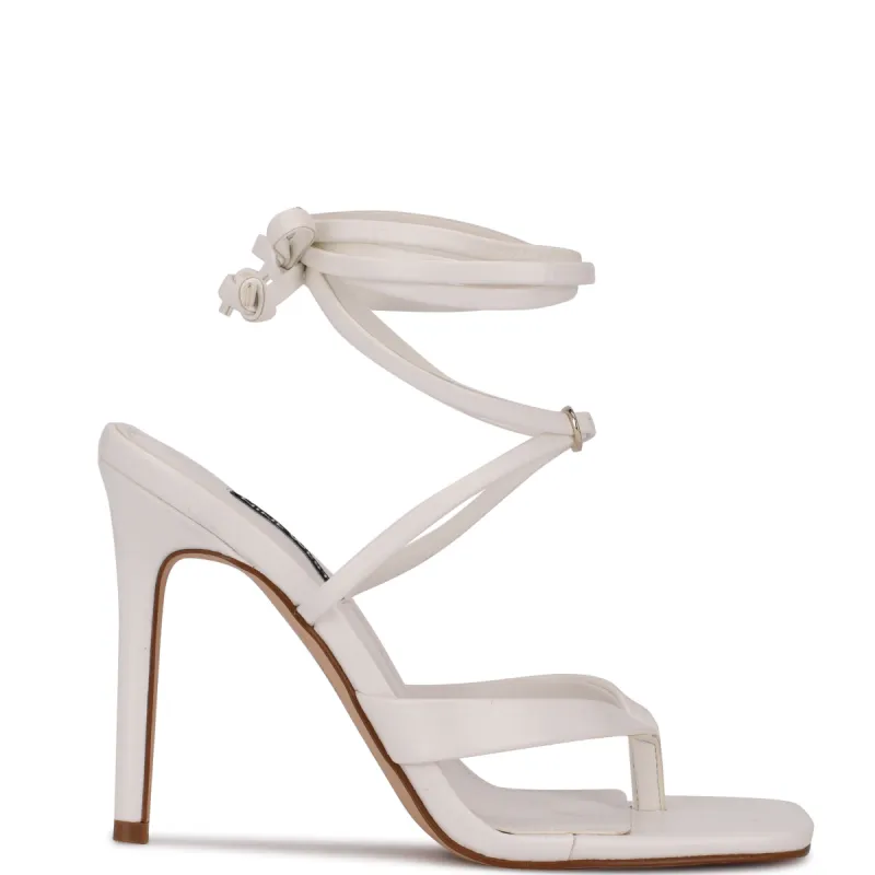 Terrie Ankle Wrap Heeled Sandals sold by Nine West