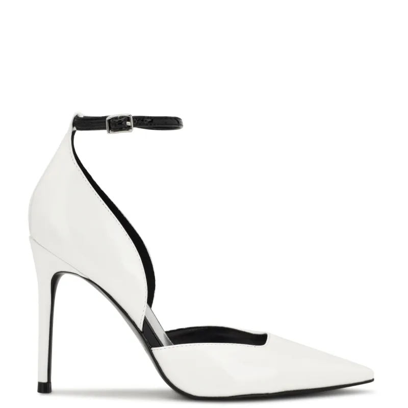 Finda d'Orsay Ankle Strap Pumps sold by Nine West
