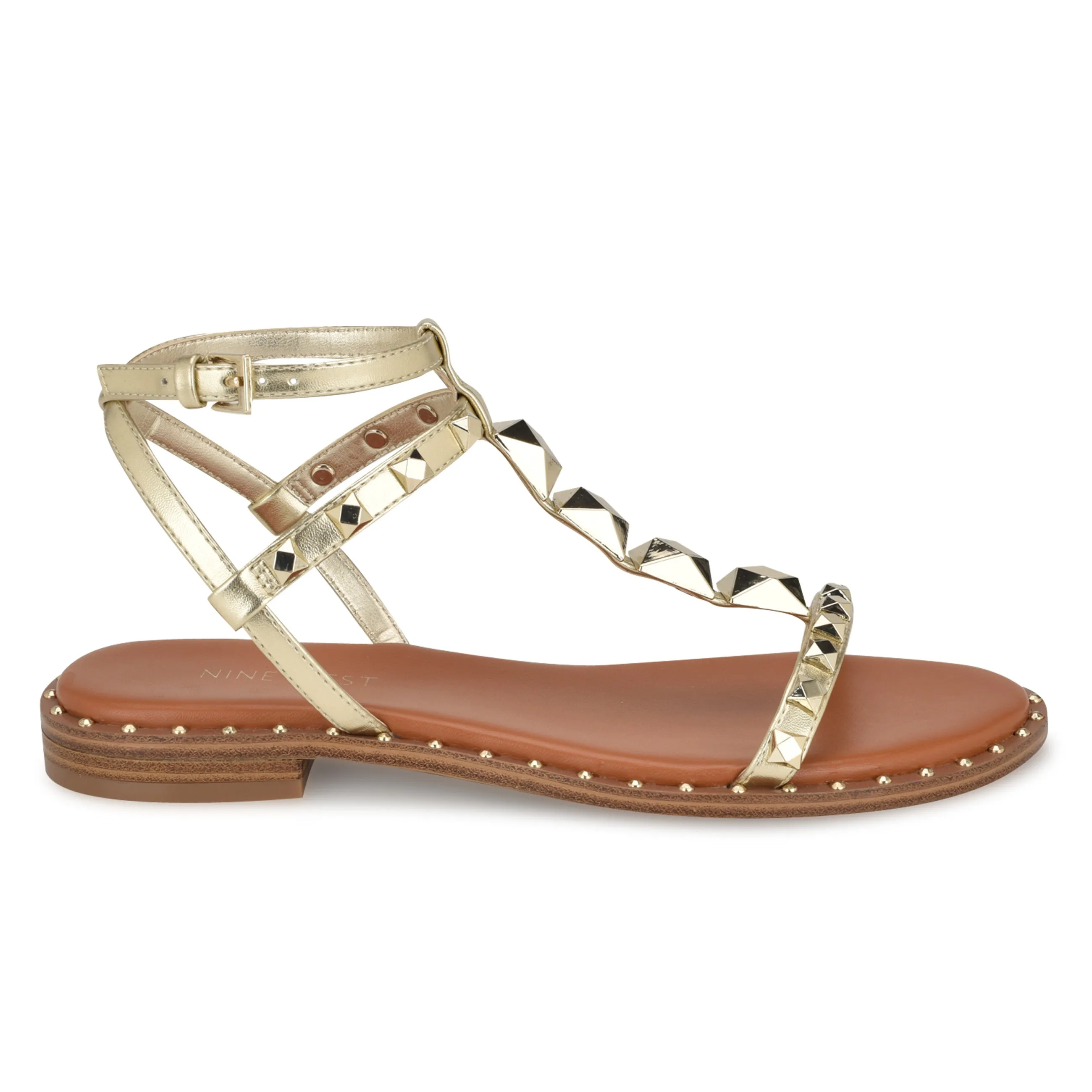 Marcila Studded Ankle Strap Sandals sold by Nine West