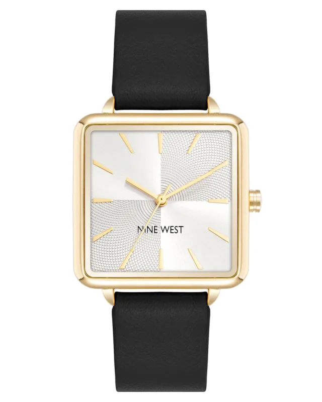 Square Case Smooth Strap Watch sold by Nine West