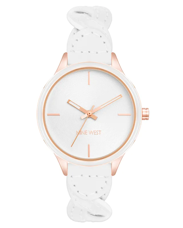 Braid Patterned Strap Watch sold by Nine West