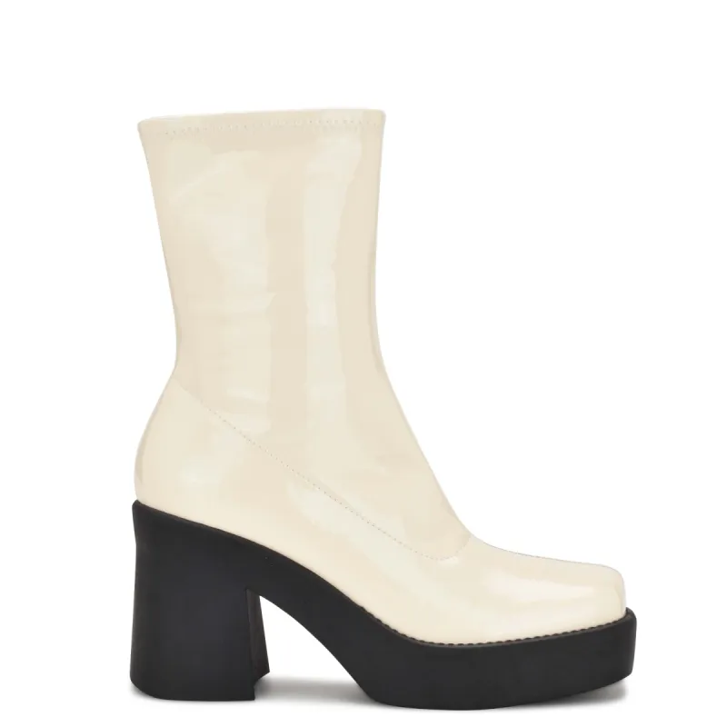 Gerri Heeled Platform Booties sold by Nine West