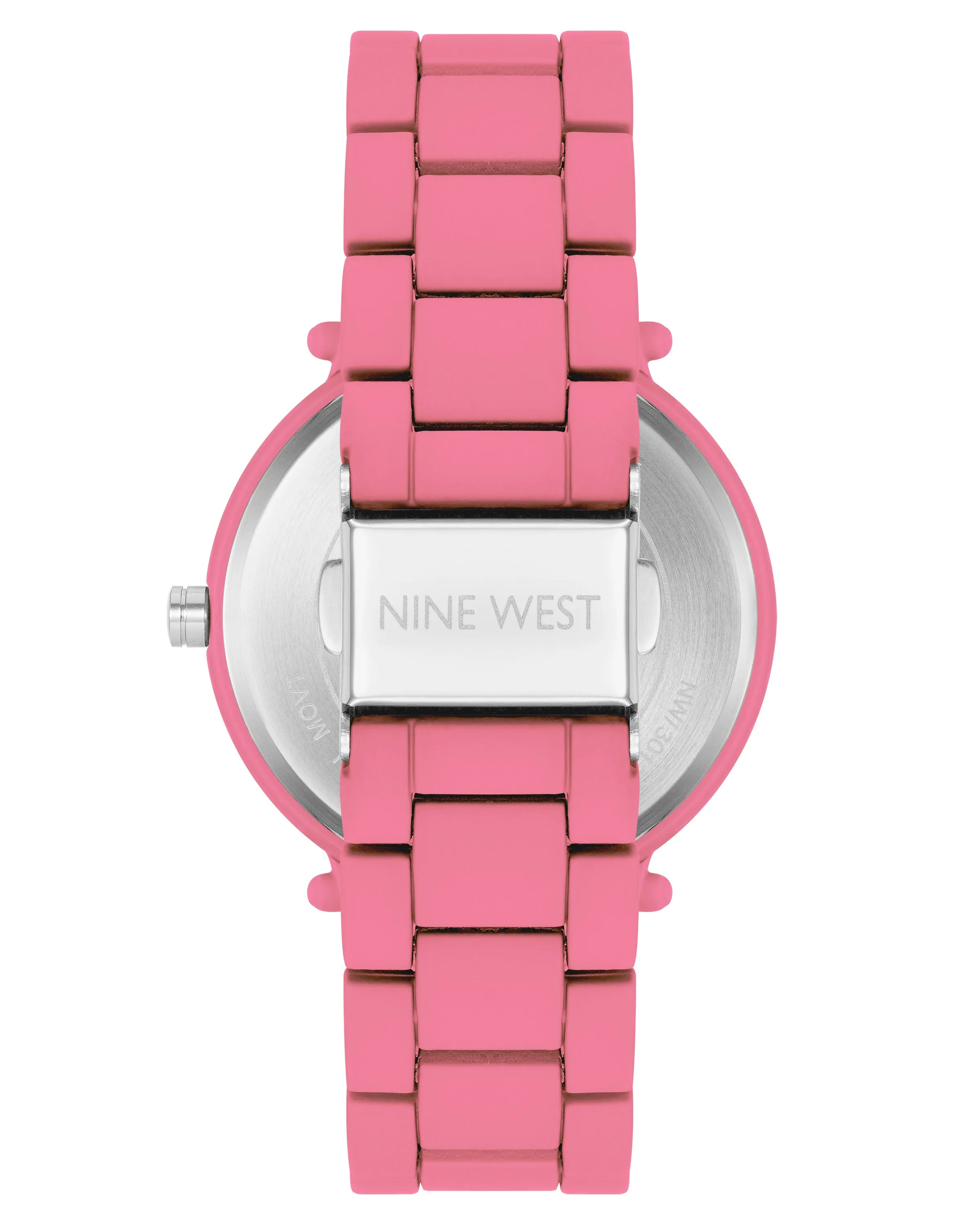 Rubberized Link Bracelet Watch sold by Nine West product image thumbnail 2