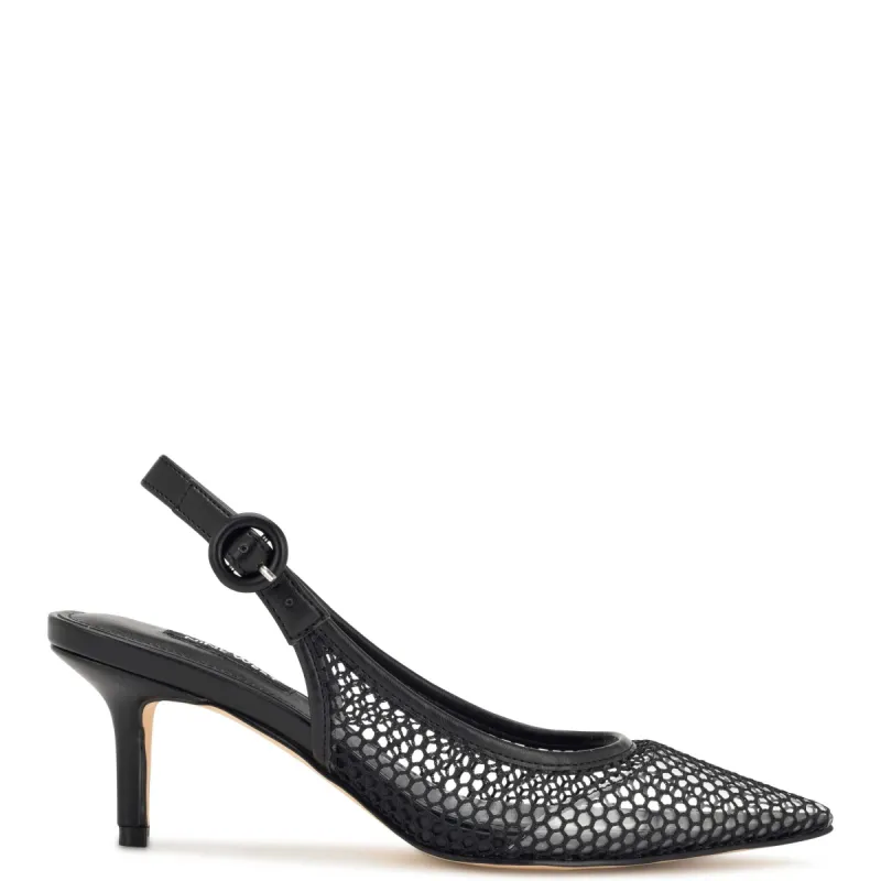 Alots Mesh Slingback Pumps made by Nine West