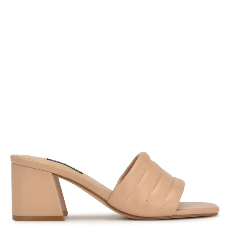 Glenra Heeled Slide Sandals sold by Nine West