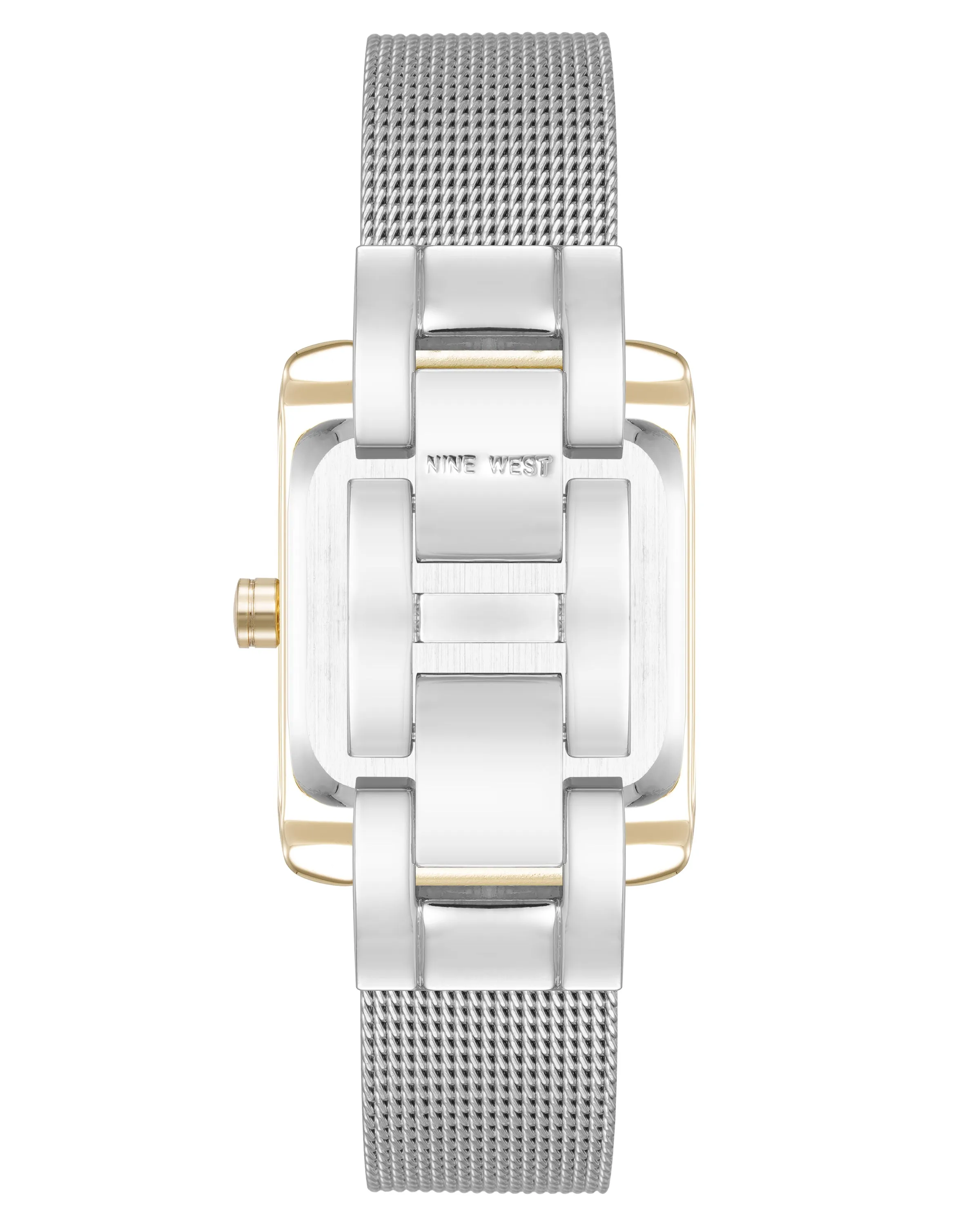 Mesh Bracelet Watch with Rectangular Case sold by Nine West product image thumbnail 2