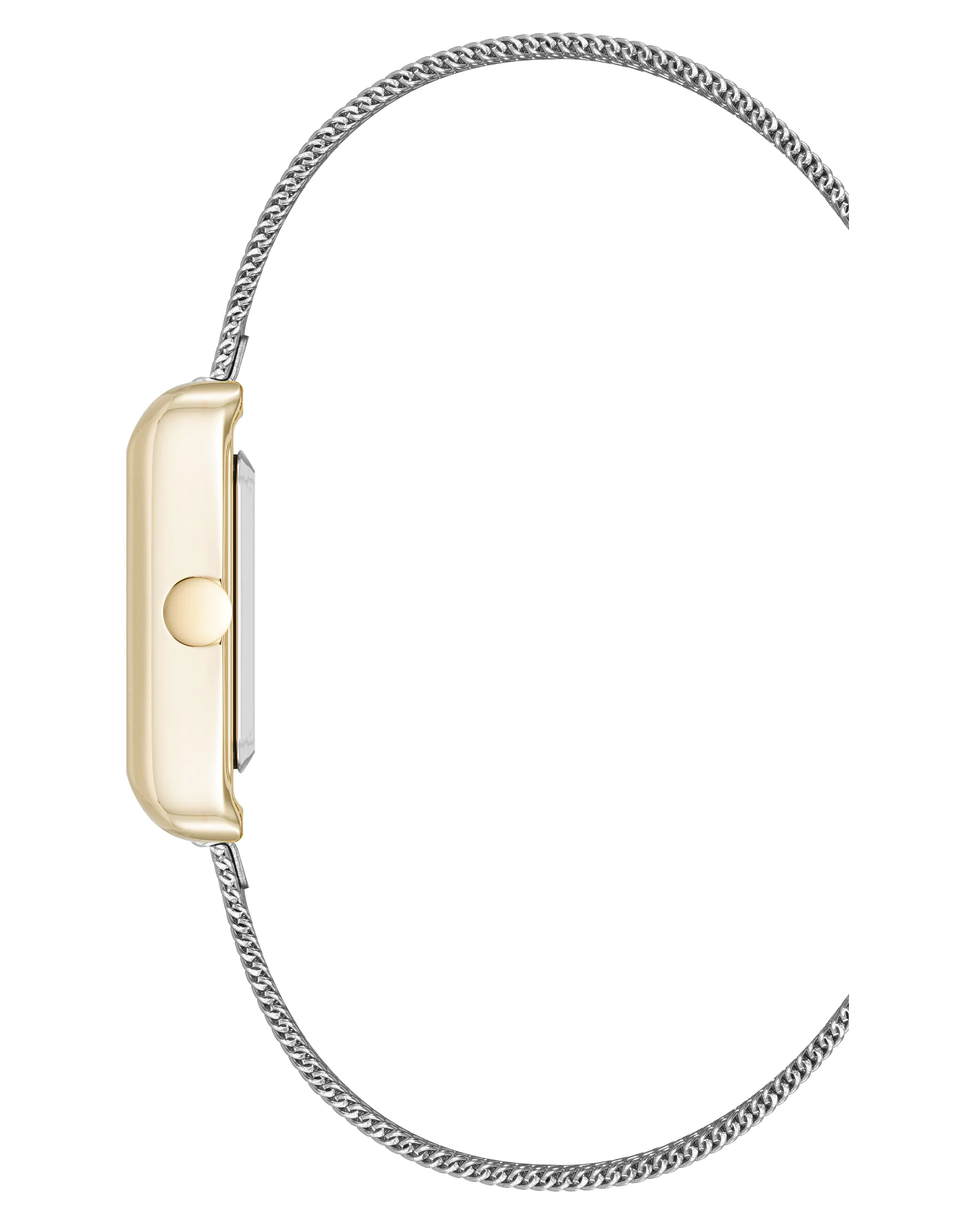 Mesh Bracelet Watch with Rectangular Case sold by Nine West product image thumbnail 3