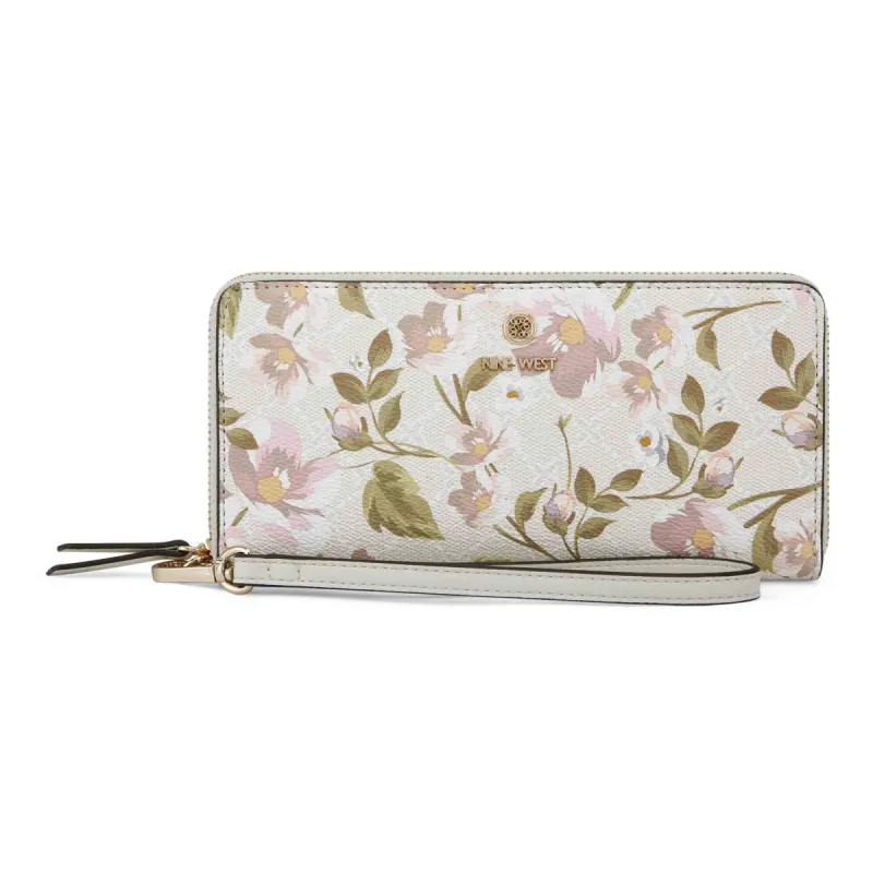 Linnette Zip Around Wallet With Wristlet sold by Nine West