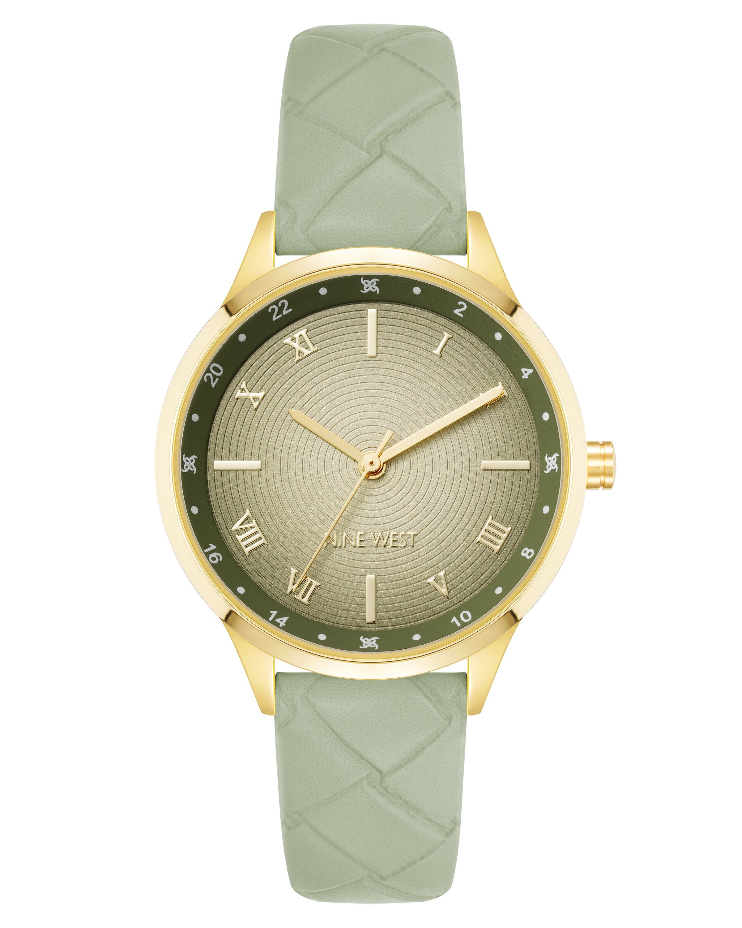 Woven Pattern Strap Watch sold by Nine West