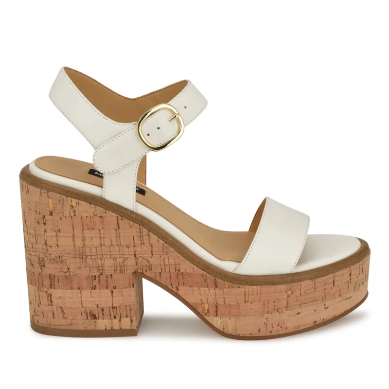 Amye Ankle Strap Wedge Sandals sold by Nine West