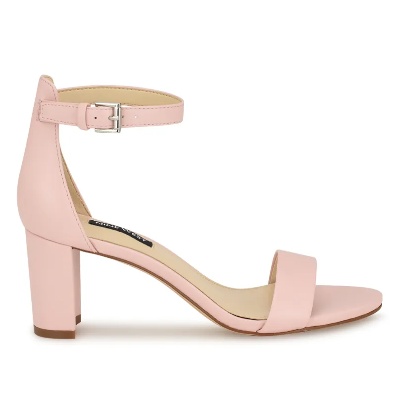 Pruce Ankle Strap Block Heel Sandals sold by Nine West