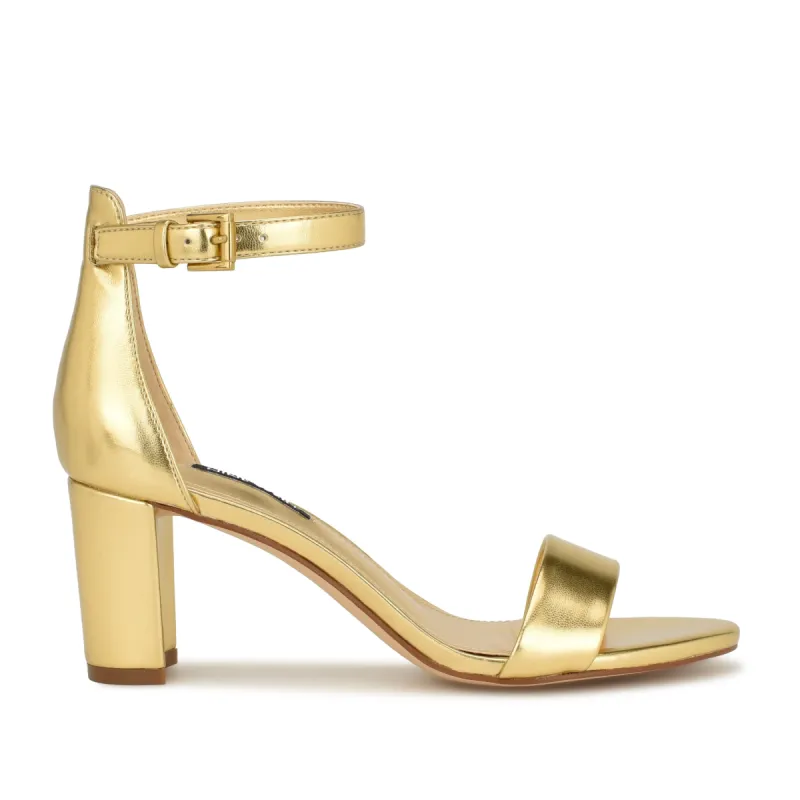 Pruce Ankle Strap Block Heel Sandals sold by Nine West