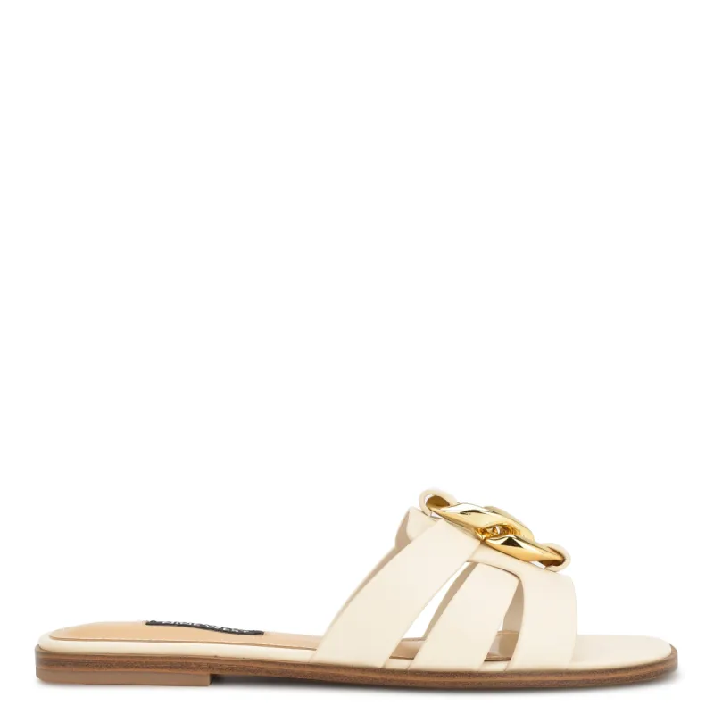 Ganlee Flat Slide Sandals sold by Nine West