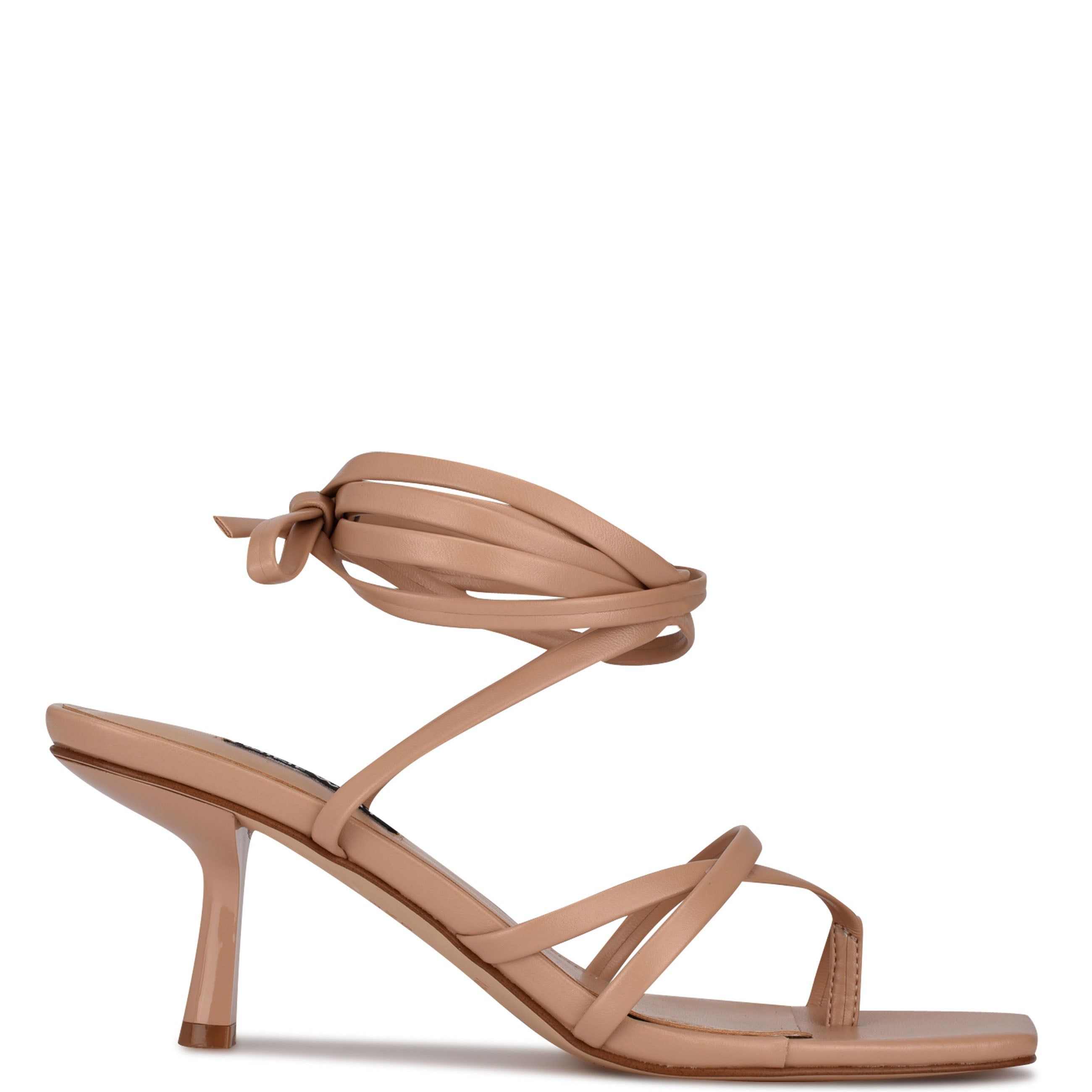 Pina Ankle Wrap Heeled Sandals sold by Nine West