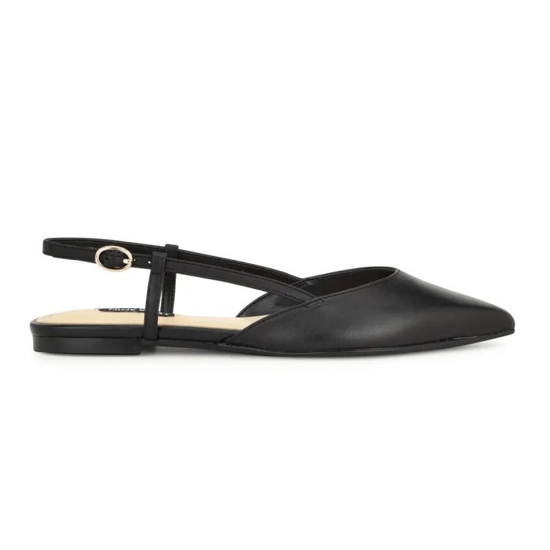 Bircah Pointy Toe Flat Slingbacks sold by Nine West