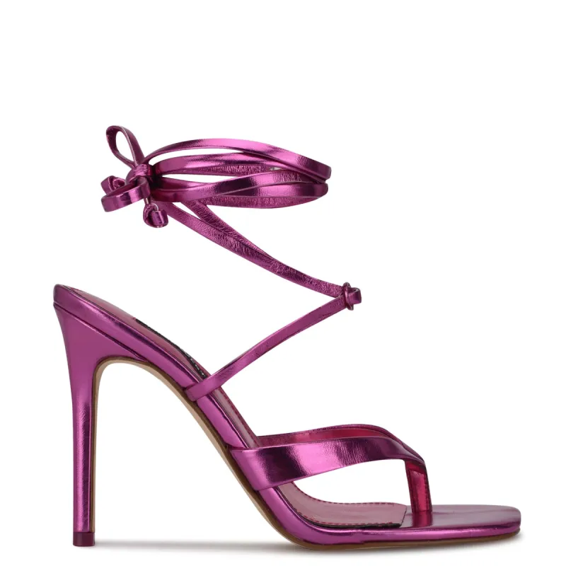 Terrie Ankle Wrap Heeled Sandals sold by Nine West