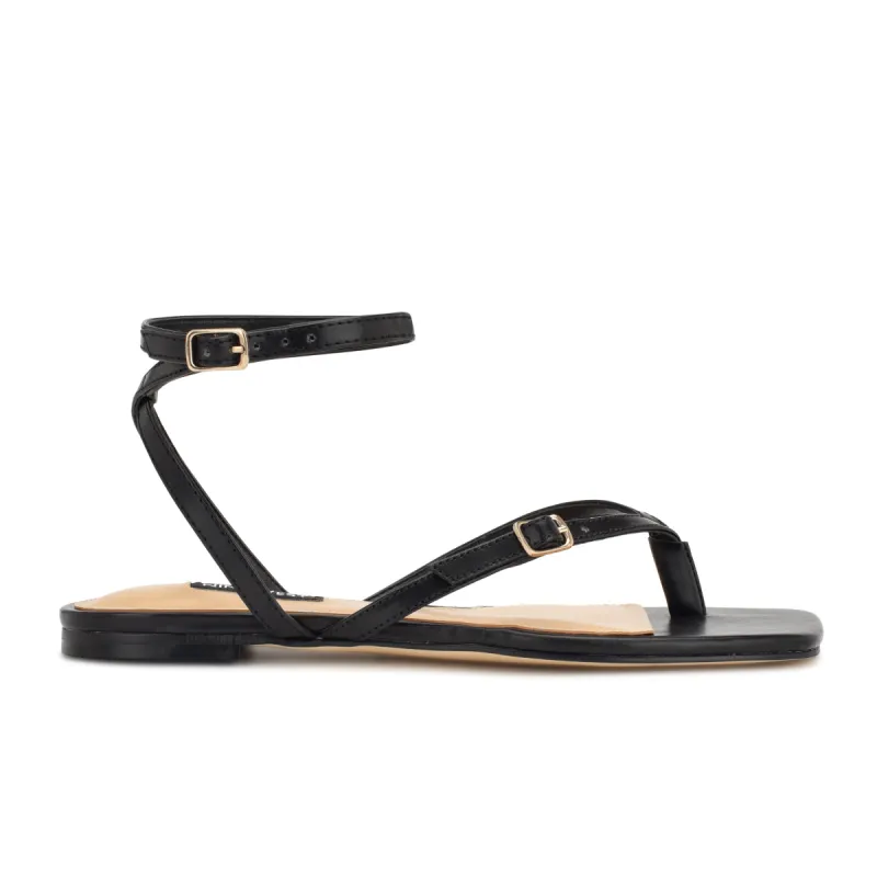 Nelson Ankle Wrap Flat Sandals sold by Nine West