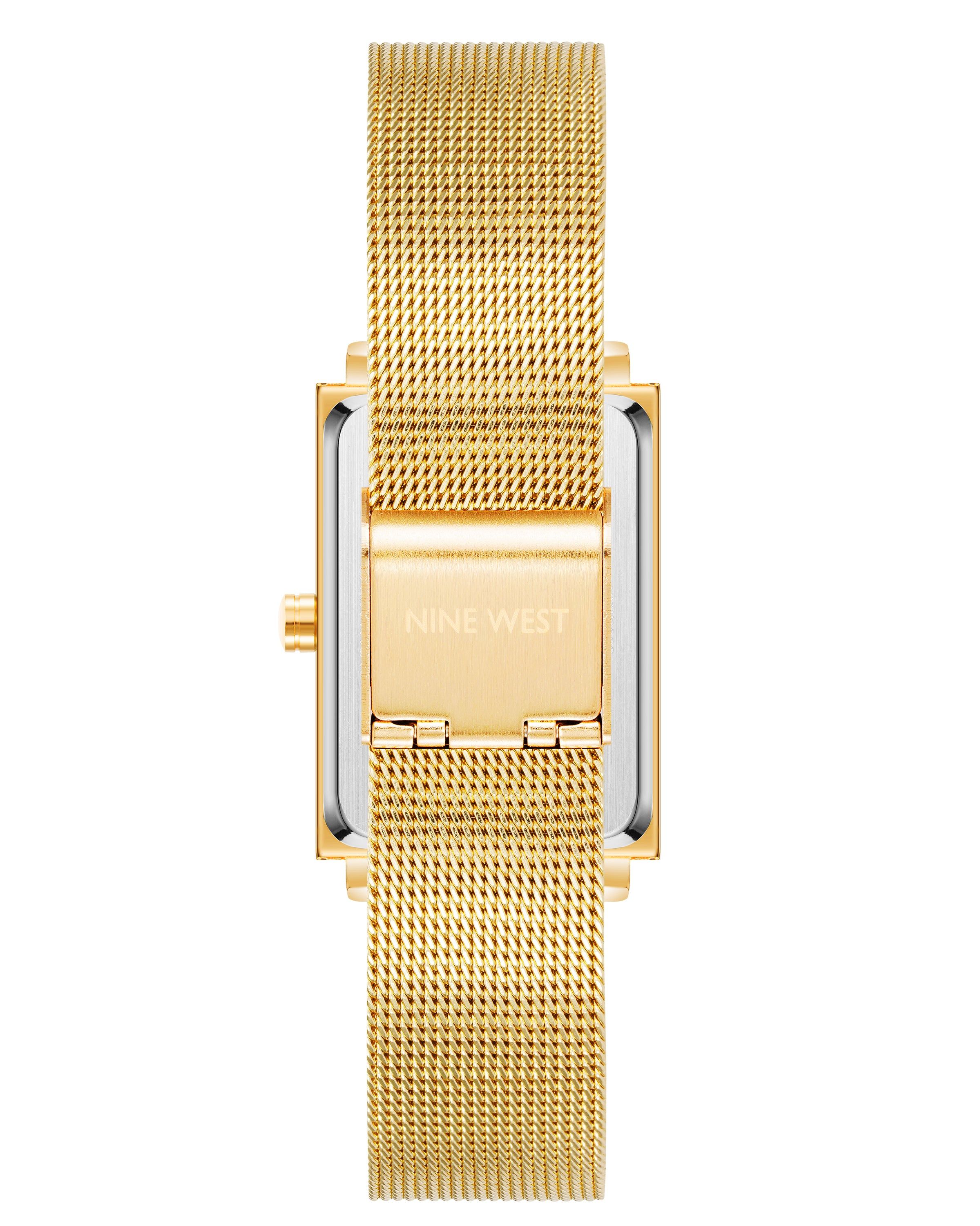 Textured Dial Mesh Bracelet Watch sold by Nine West product image thumbnail 2