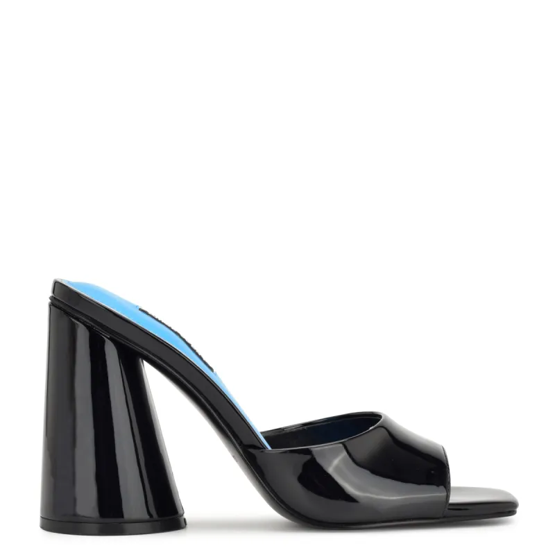 Excit Heeled Slide Sandals sold by Nine West