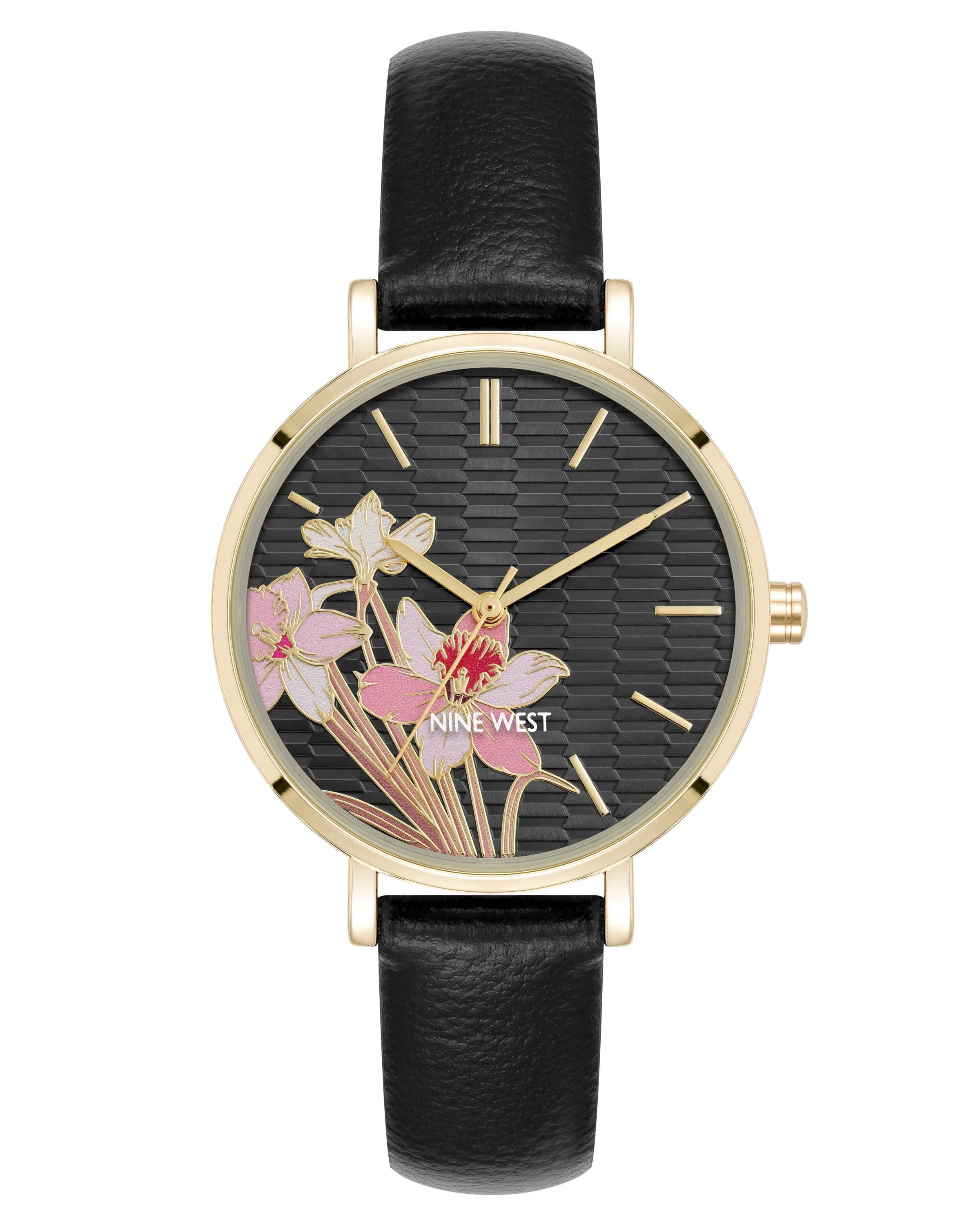 Floral Design Dial Strap Watch sold by Nine West