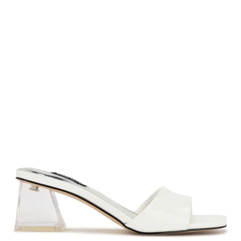 Oaky Heeled Slide Sandals sold by Nine West