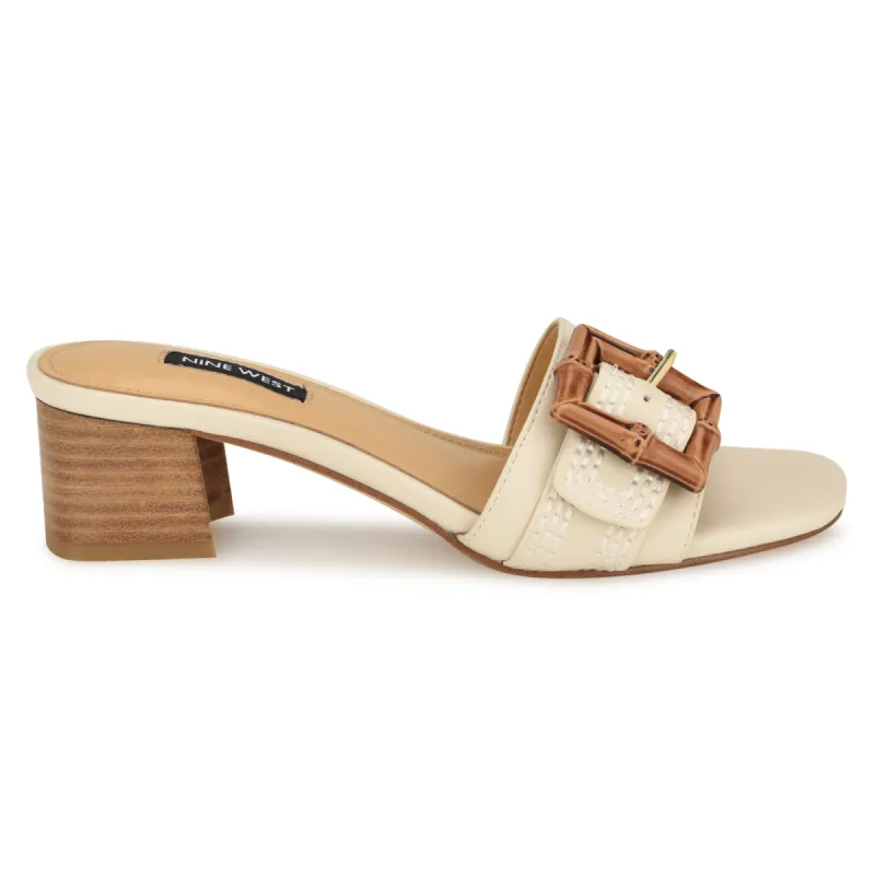 Garta Buckle Slide Sandals sold by Nine West
