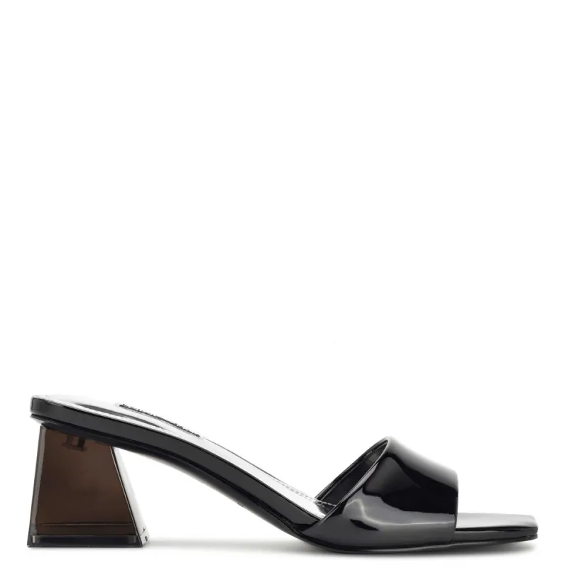 Oaky Heeled Slide Sandals sold by Nine West